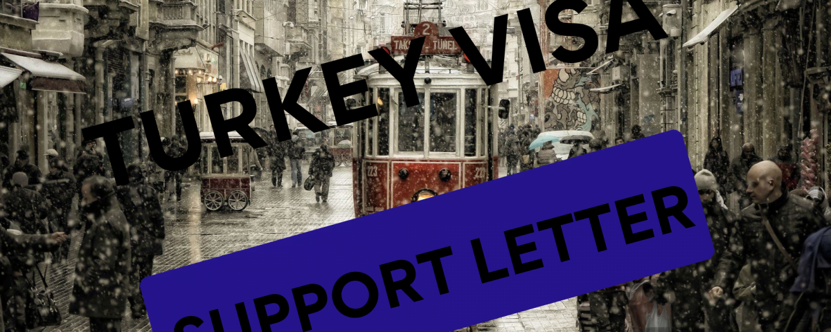 turkey visa cover letter sample